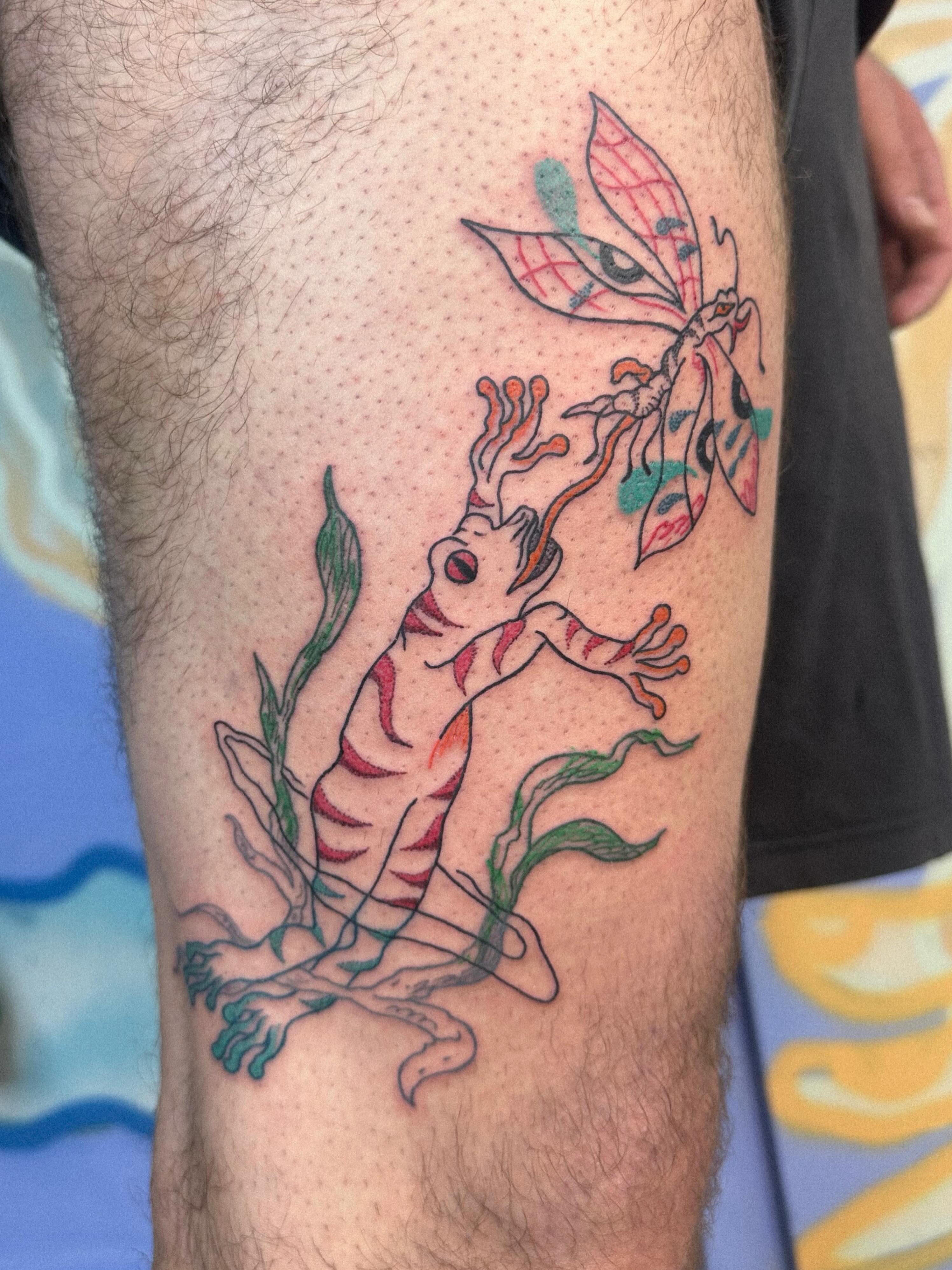 Tattoo by @kyklothymia — dotwork