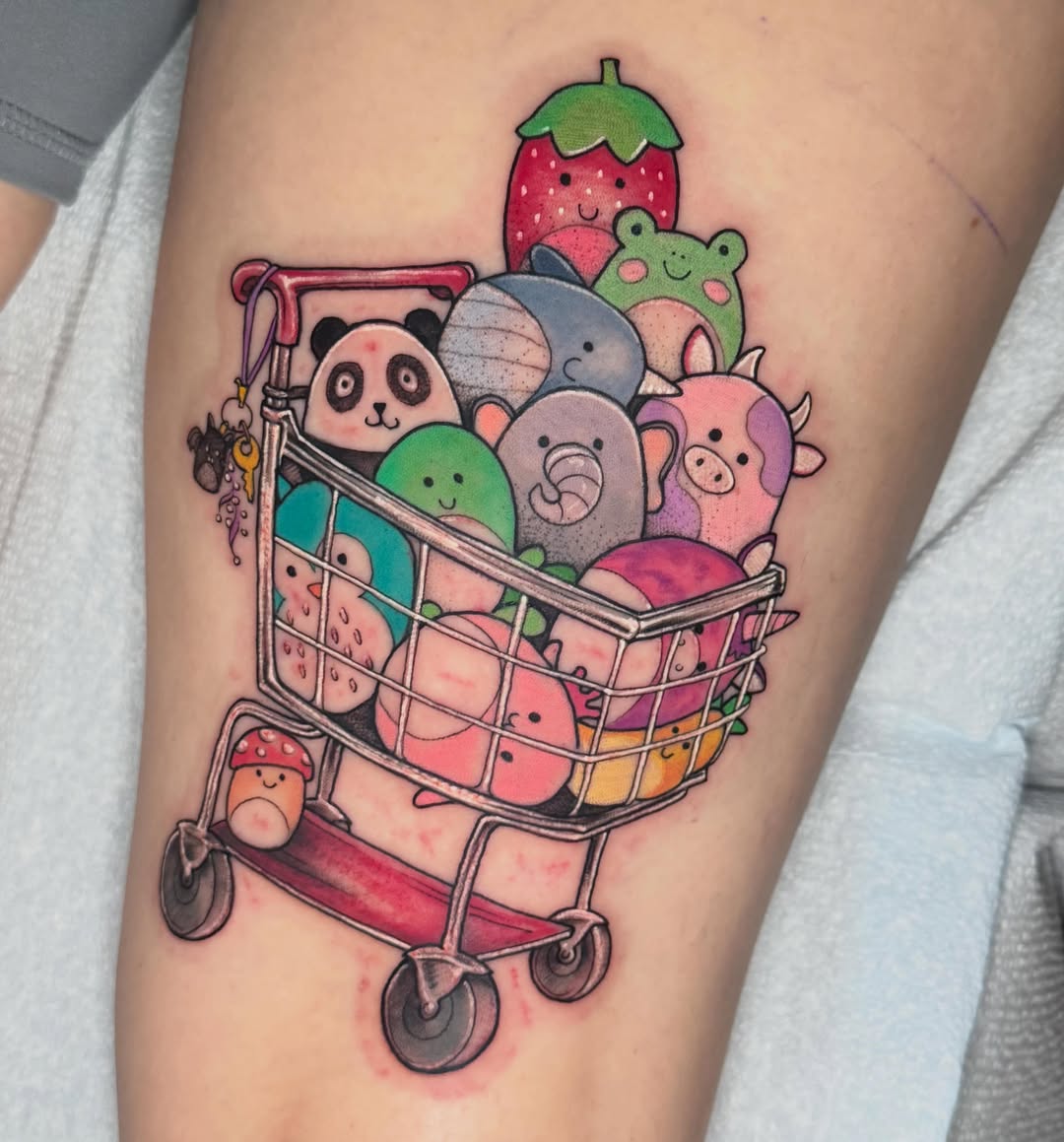 Tattoo by @cascourt — new_school, illustrative