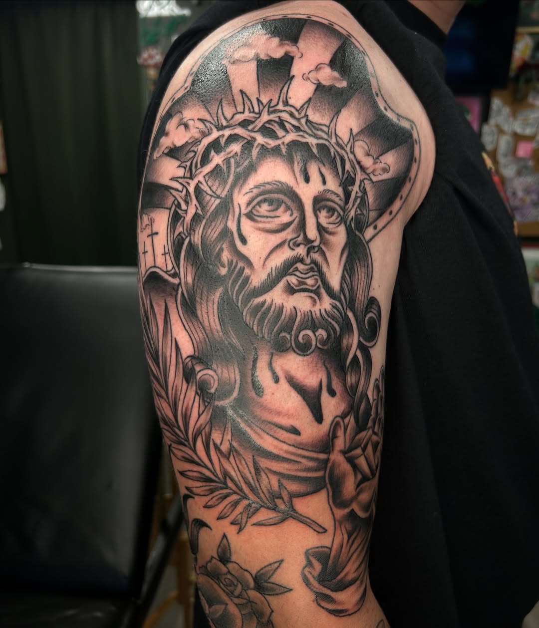 Tattoo by @audberry_tattoo — black_and_grey, realism