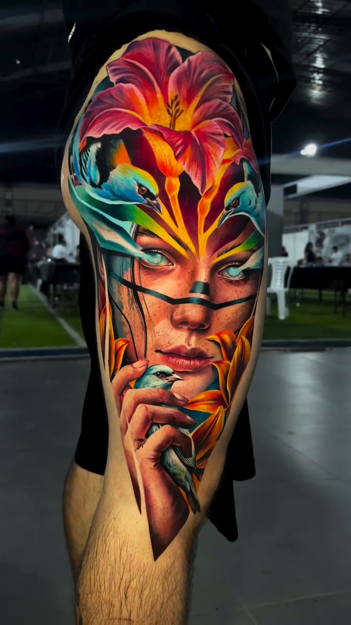 Tattoo by @the_bishoptattoo β realism, neo_traditional