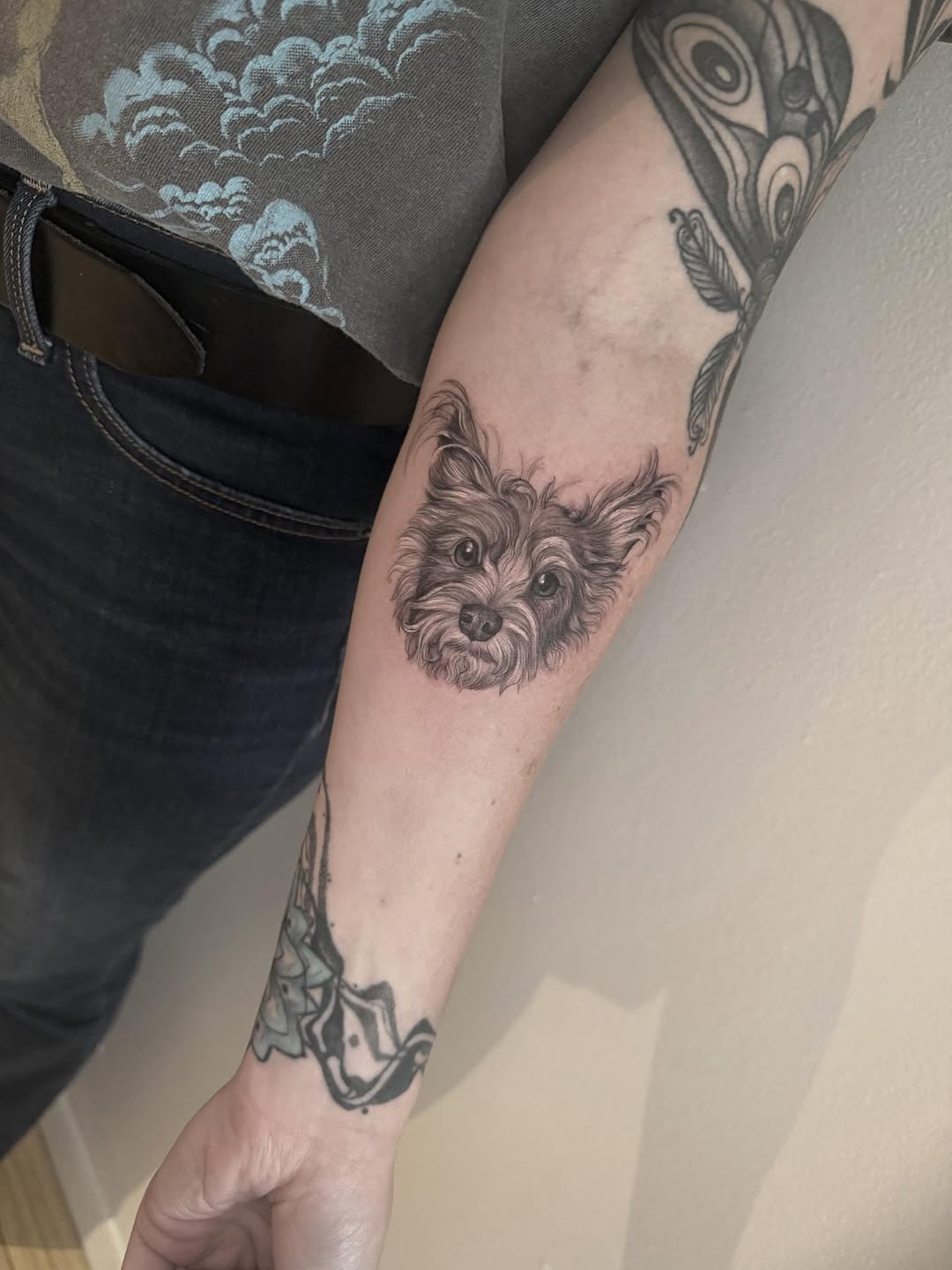 Tattoo by @tattoosbylynx โ realism, black_and_grey