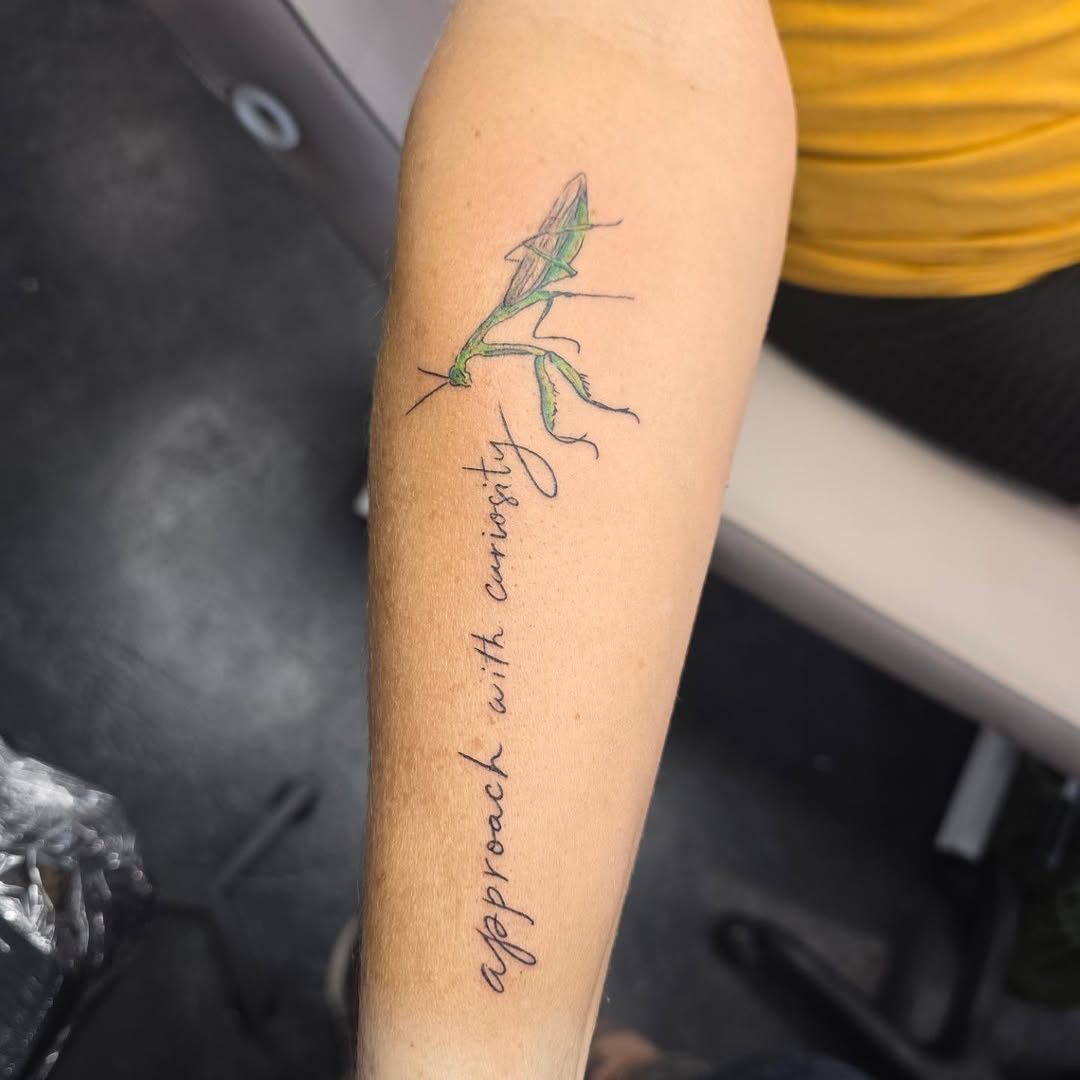 Tattoo by @madxtattoos — fine_line, lettering_script