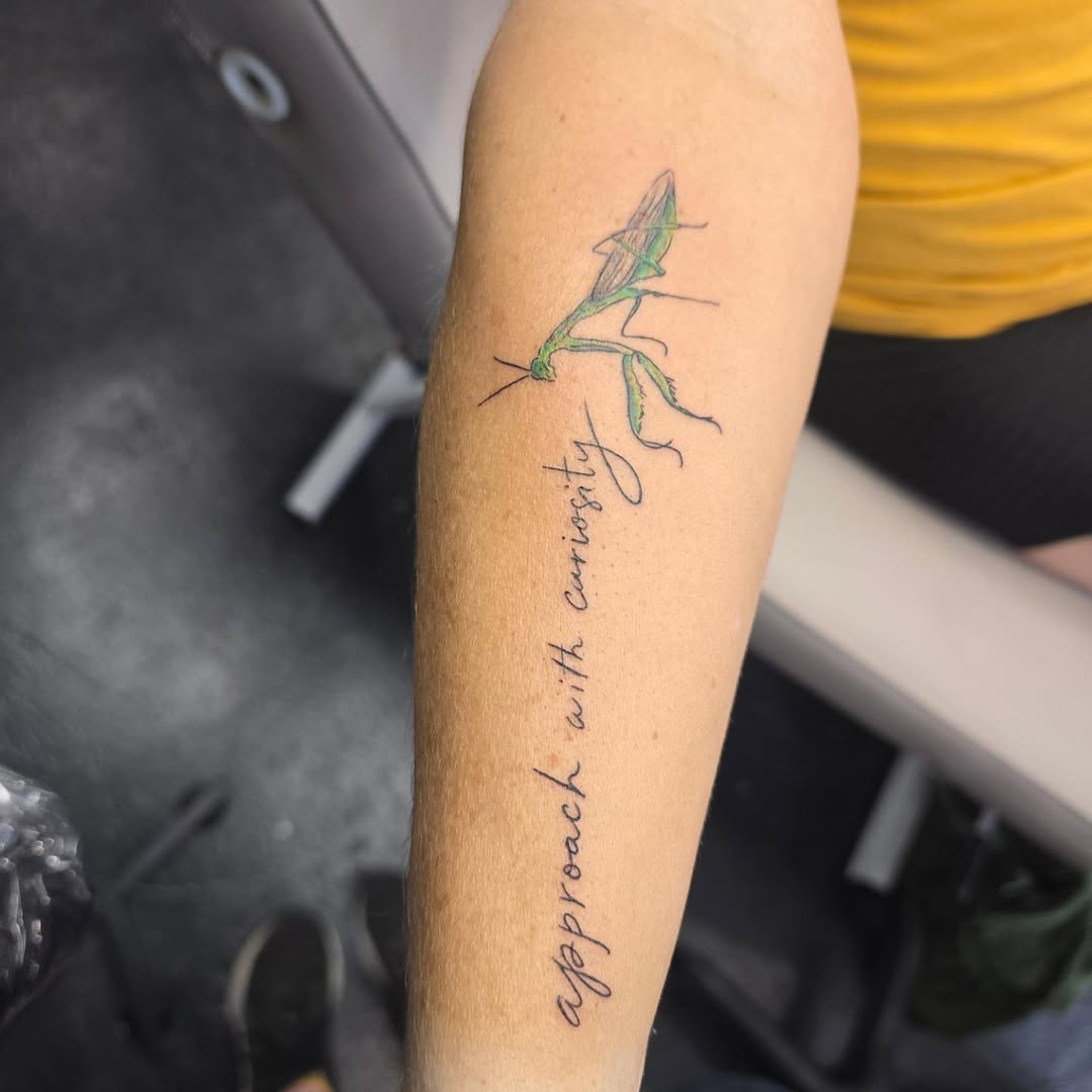Tattoo by @madxtattoos — fine_line, lettering_script