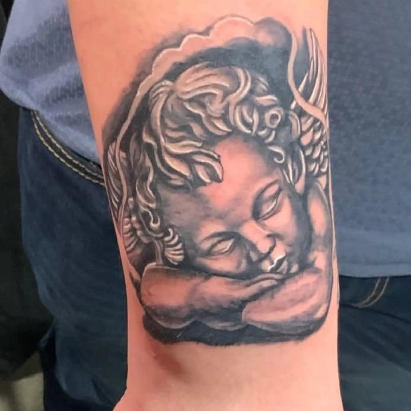 Tattoo by @beardedmoney — realism