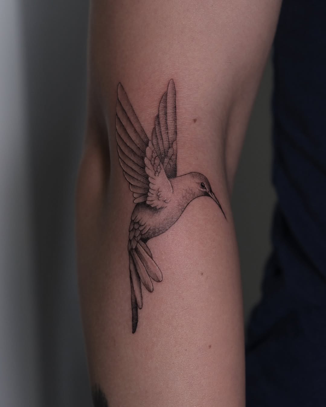 Tattoo by @whiskeyink.byhaley — fine_line, black_and_grey