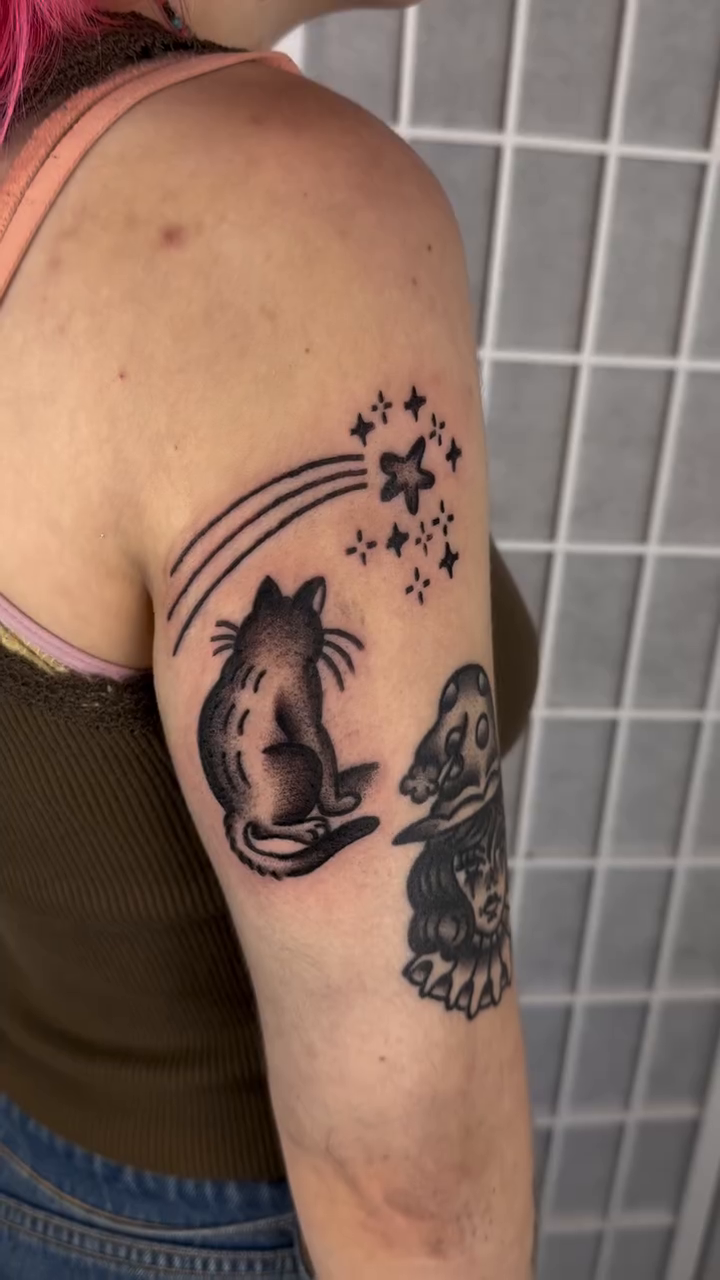 Tattoo by @sadvladink — black_and_grey, realism