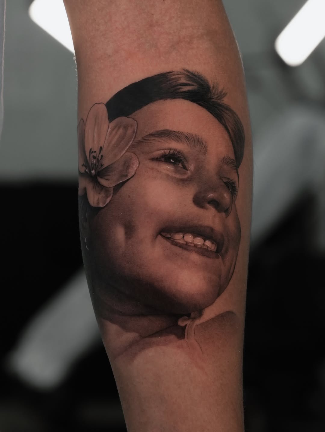 Realism tattoo on the forearm by J O S S I e L P I N e D A