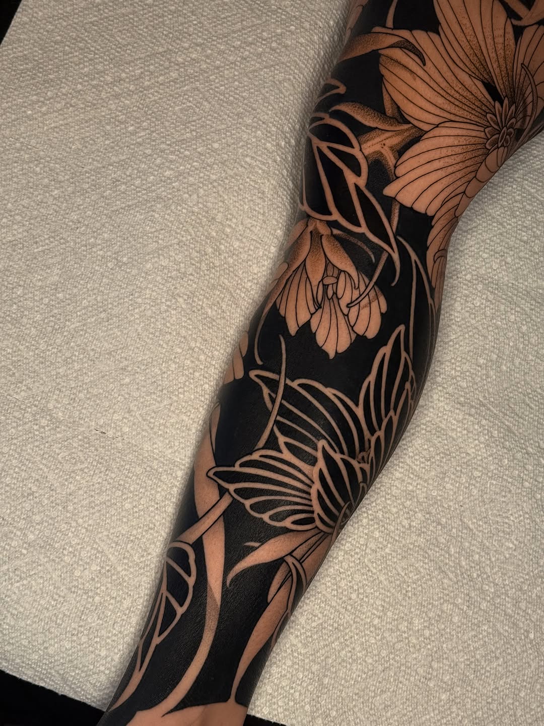 Tattoo by @devxruiz — blackwork, japanese_irezumi