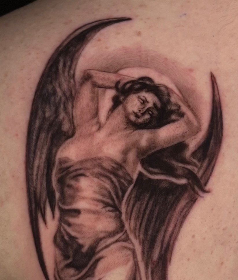 Tattoo by @jnctattoos — black_and_grey, realism