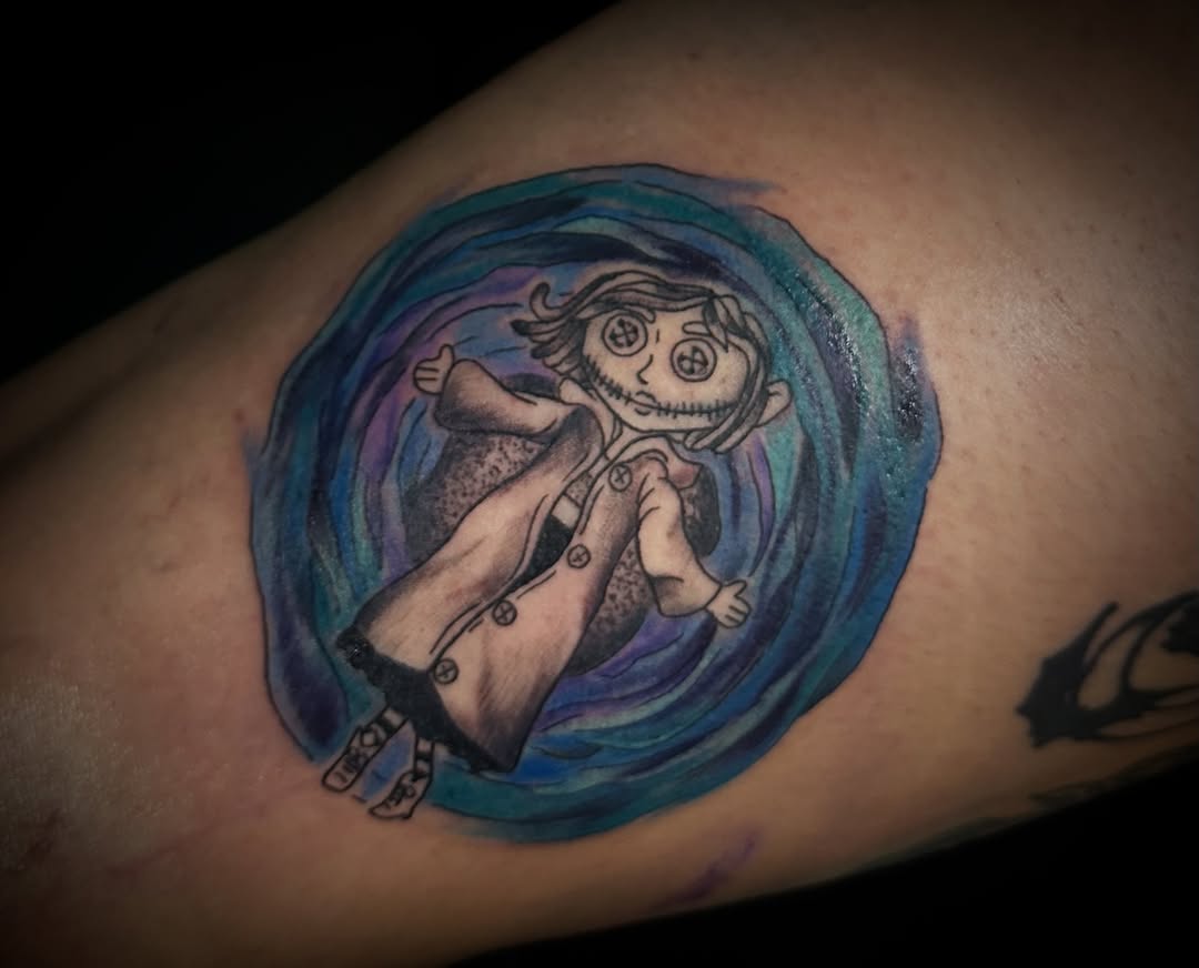 Tattoo by @pink.tattoos_ — anime, illustrative
