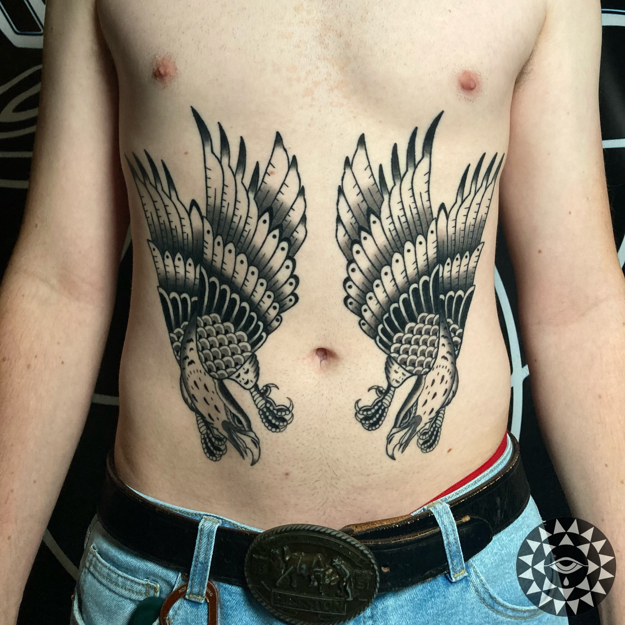 Tattoo by @chelsartistry — black_and_grey