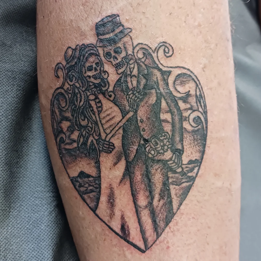 Tattoo by @permanentpicturestattoo โ black_and_grey