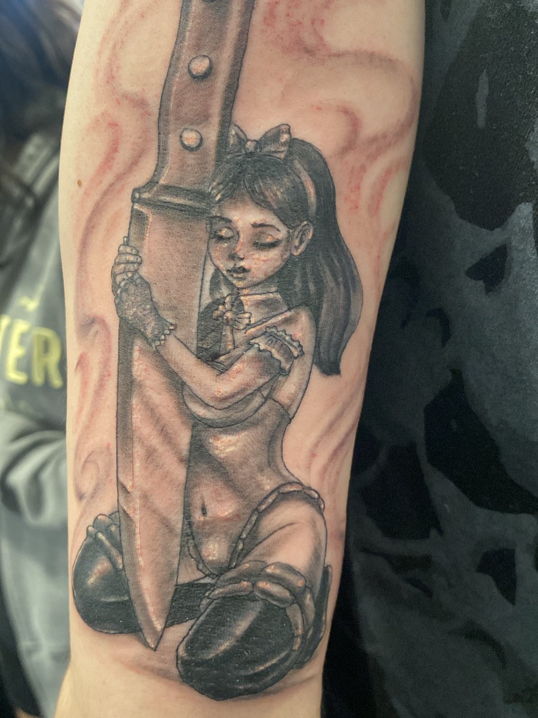 Tattoo by @puppet_ink_bx — black_and_grey