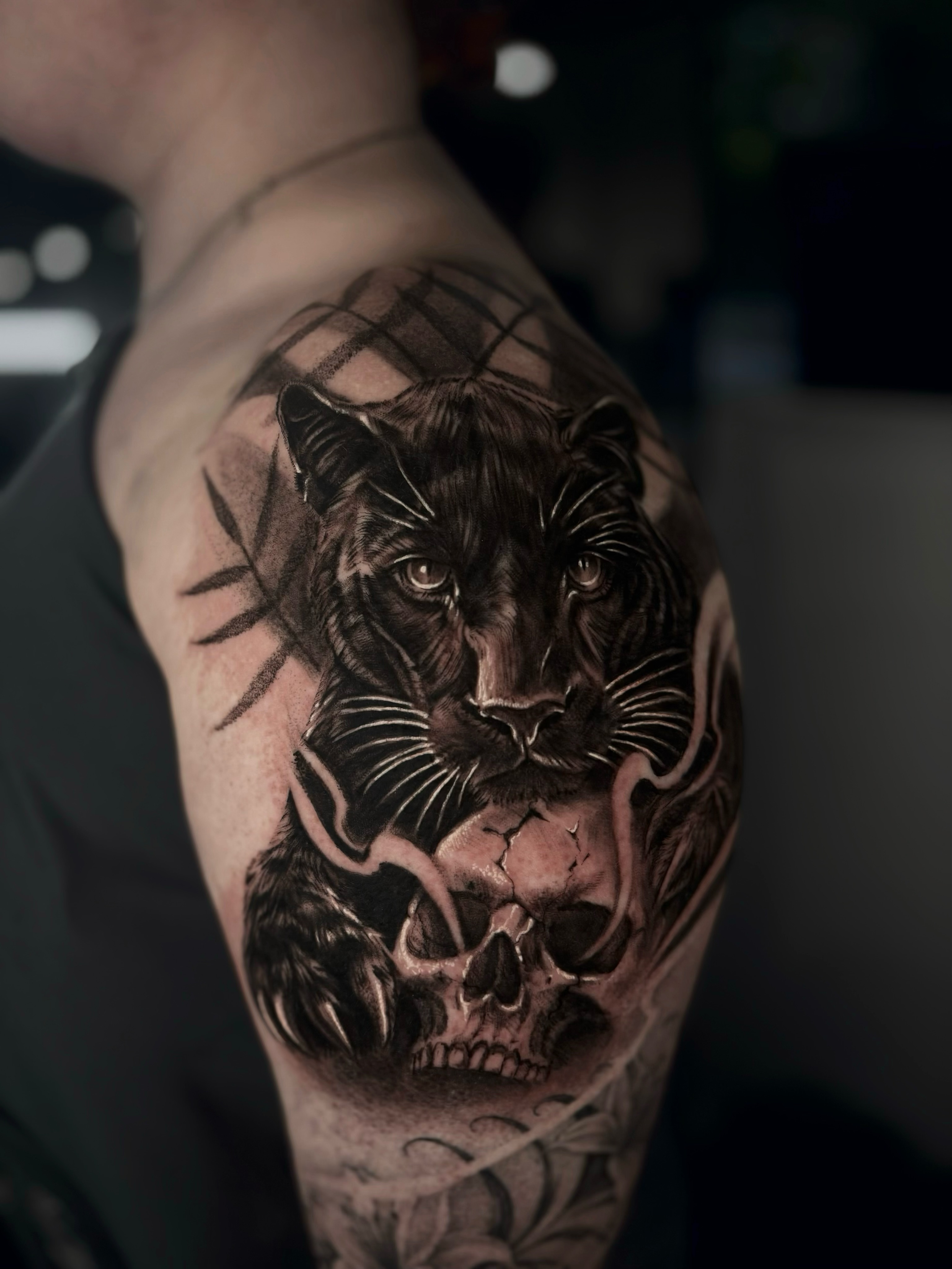 Tattoo by @mitchelkelftattoo — realism, dark_realism