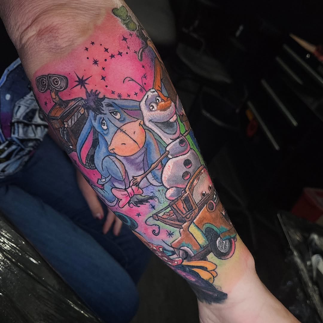 Tattoo by @scoobyboo_tattoo — new_school, anime