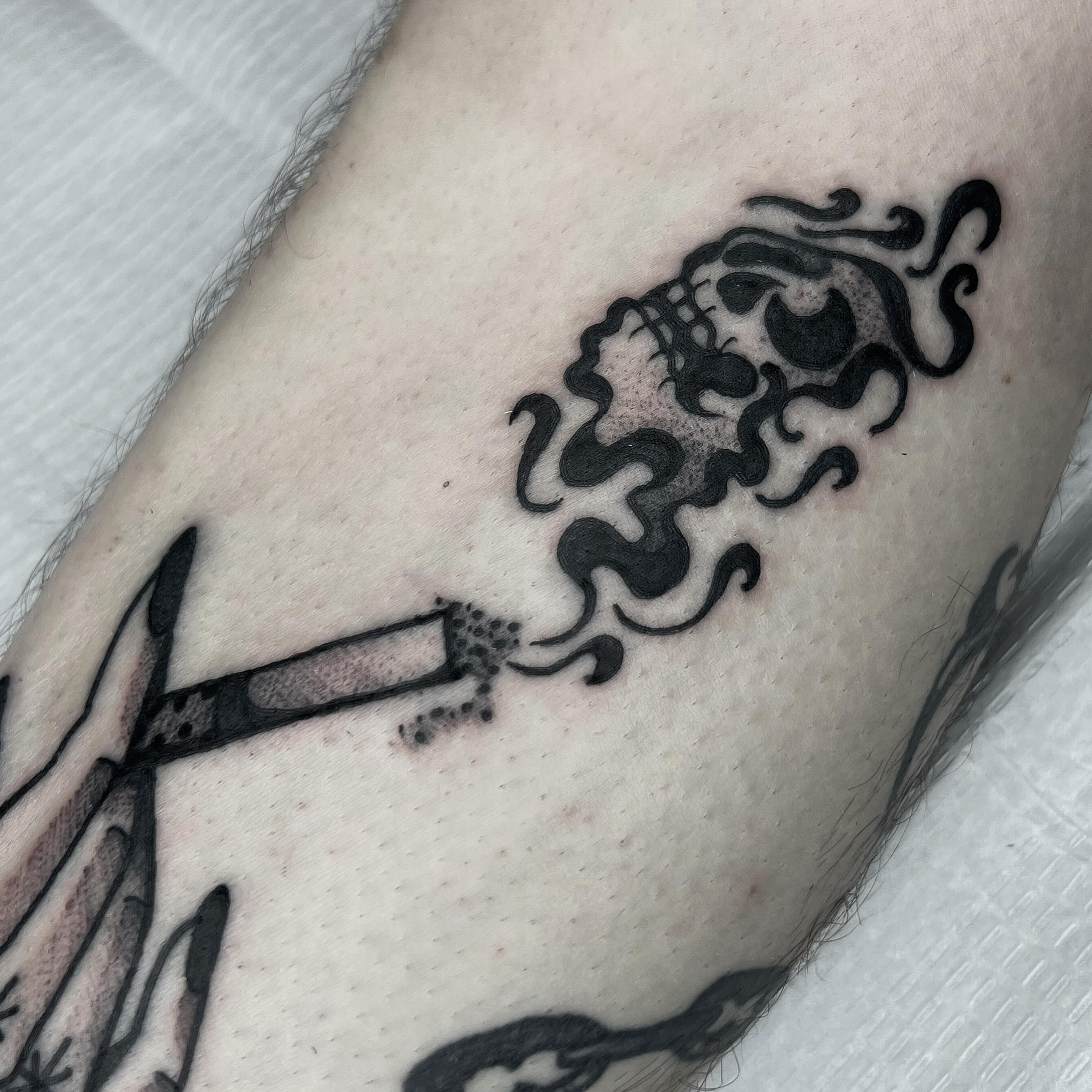 Tattoo by @themeganclifton — black_and_grey