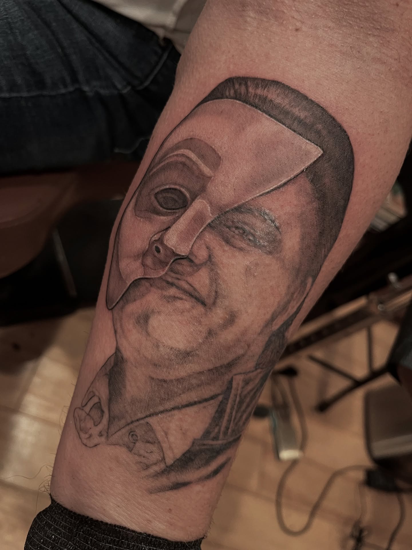 Tattoo by @zen_dictator — realism, black_and_grey
