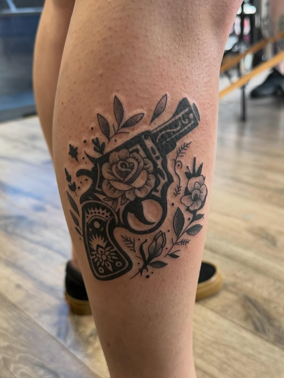 Tattoo by @matthattaway β black_and_grey, ornamental