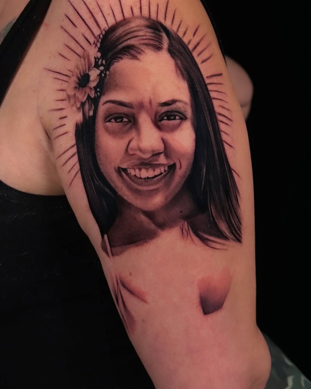 Tattoo by @tatt2ant — realism, black_and_grey