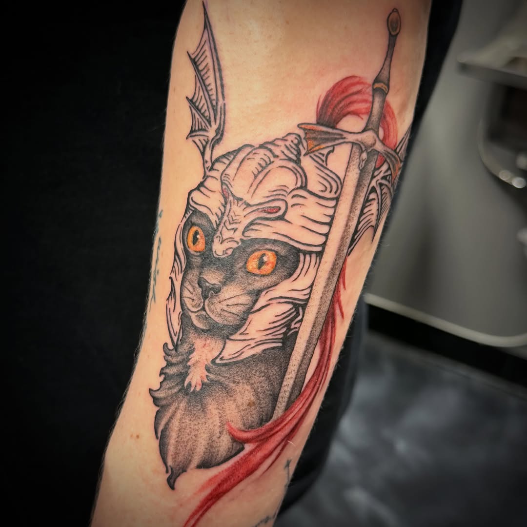 Tattoo by @ladystarktattoos — realism, black_and_grey