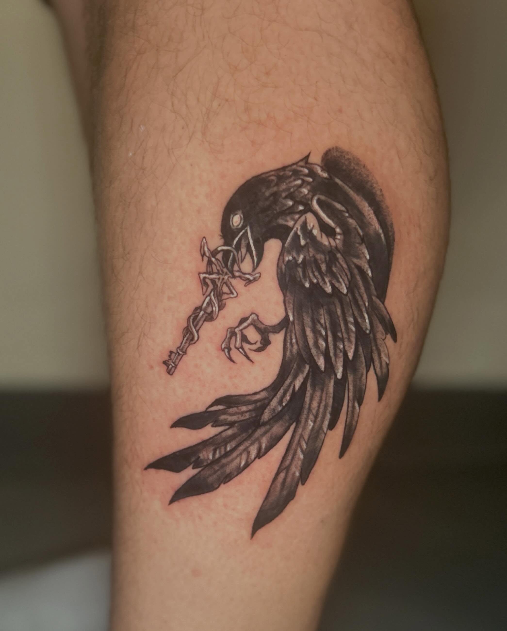 Tattoo by @alleytatts_ — black_and_grey