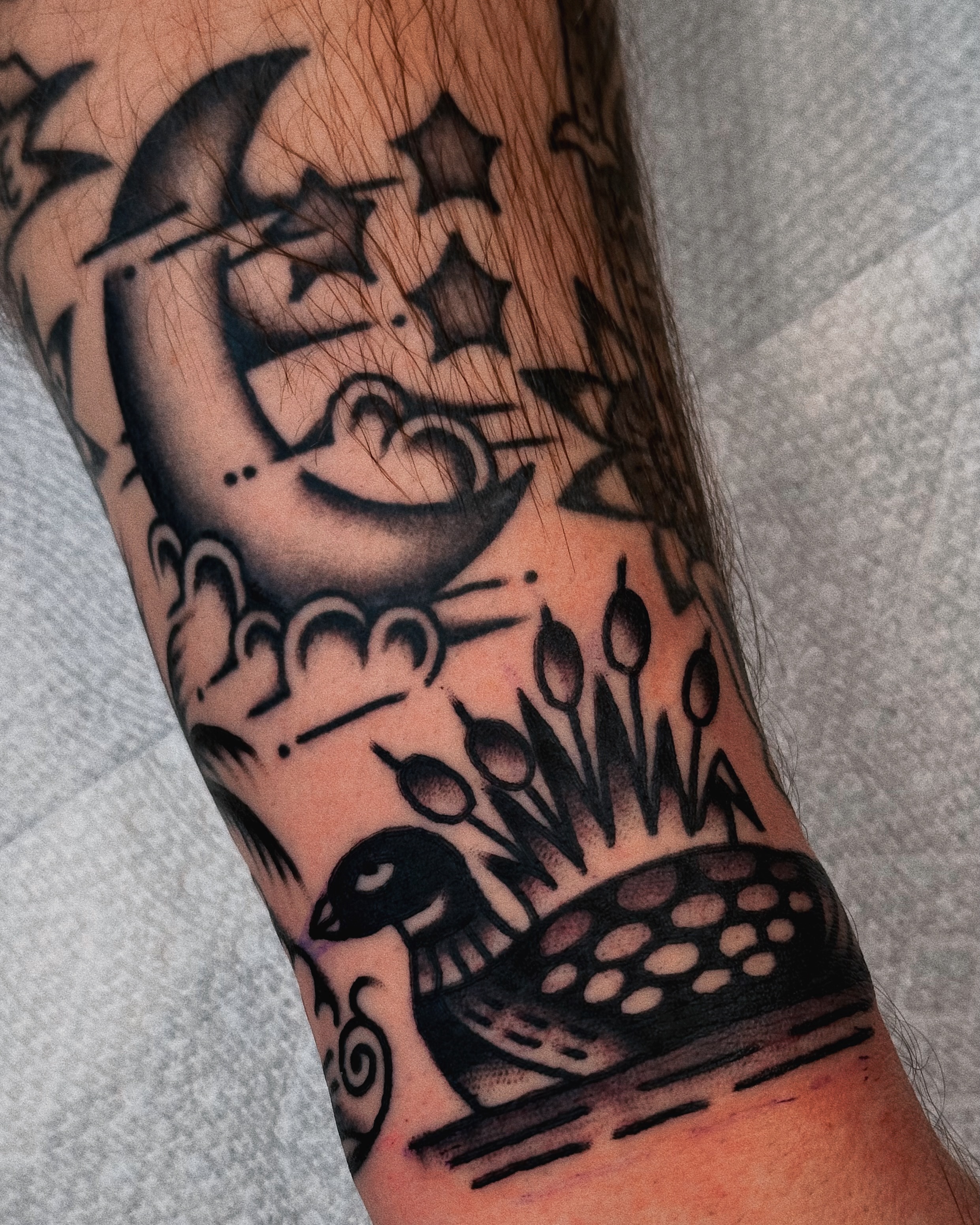 Tattoo by @seanmicheltattoo — black_and_grey