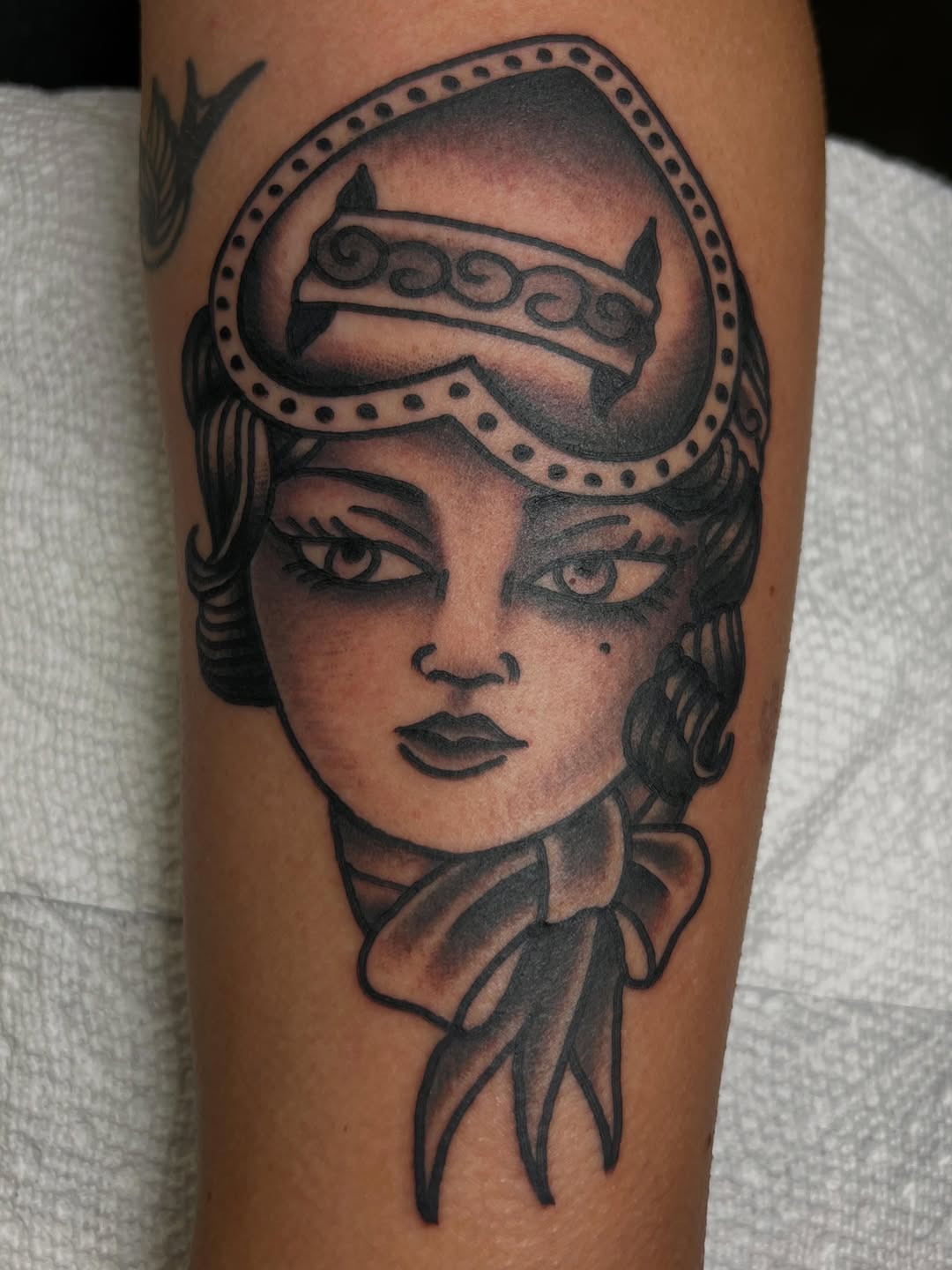 Tattoo by @phileverhard — american_traditional, black_and_grey