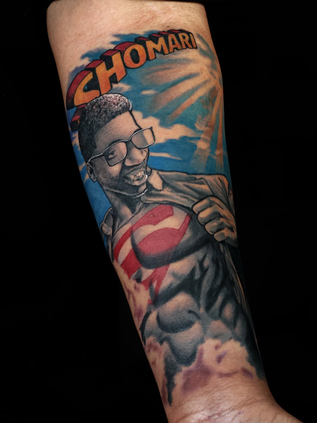 Tattoo by @xcalibertattoo — realism, black_and_grey