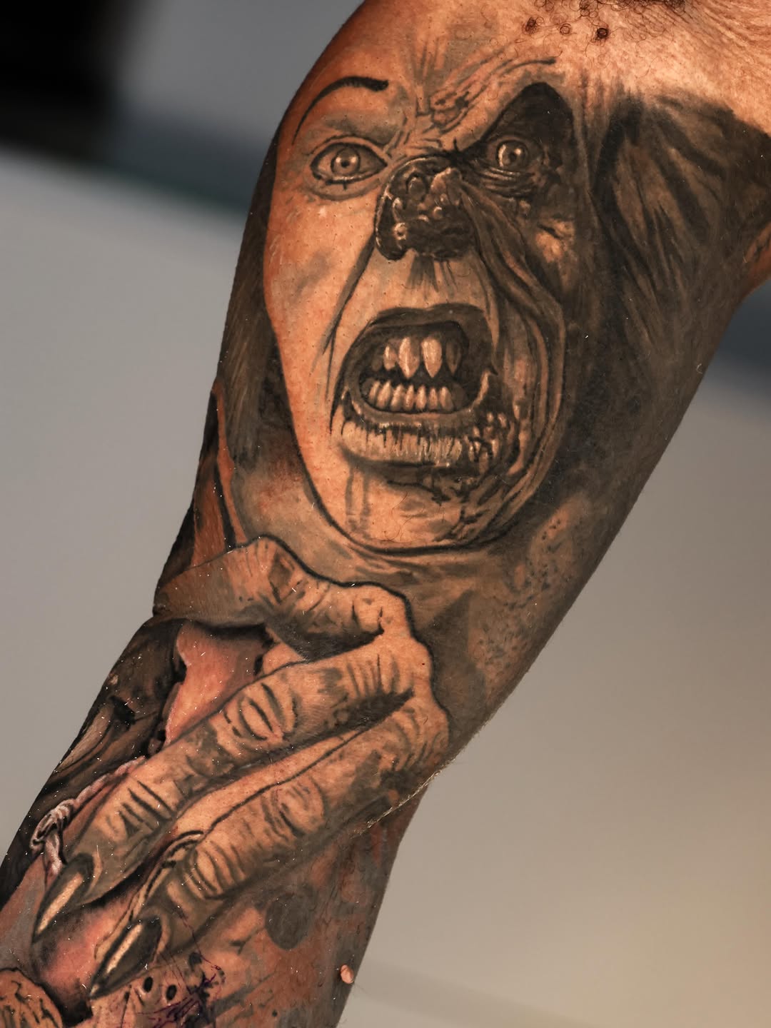Tattoo by @xcalibertattoo — realism, dark_realism