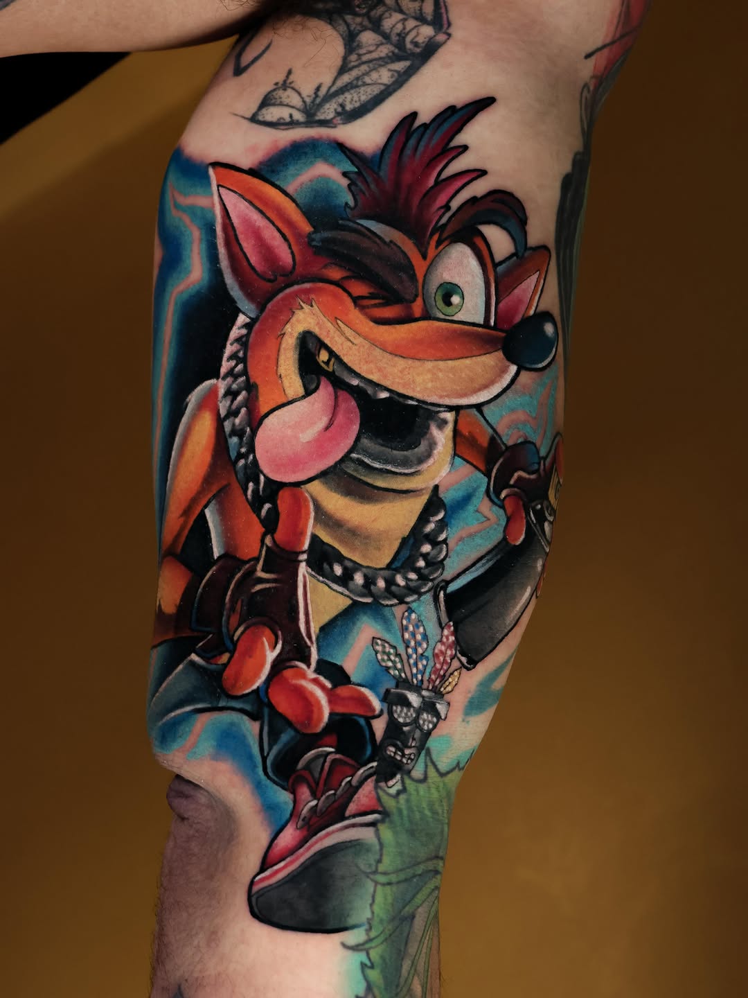 Tattoo by @xcalibertattoo — new_school, anime