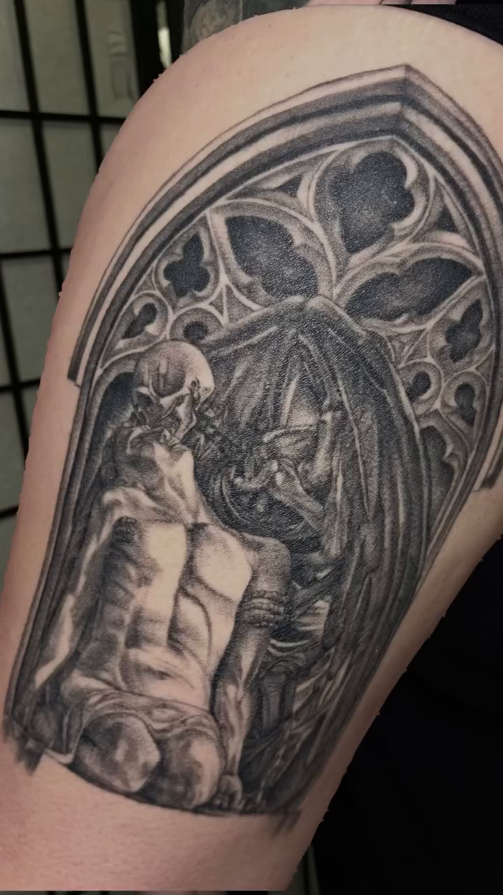 Tattoo by @han_vertal_ink — dark_realism, black_and_grey