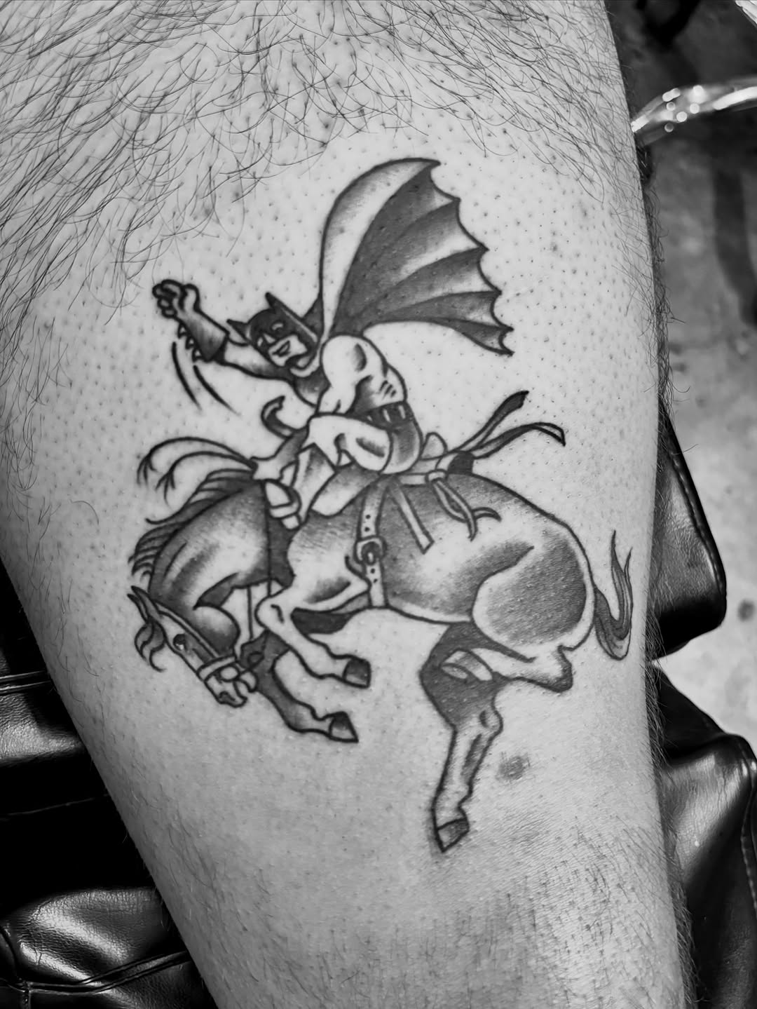Tattoo by @irememberthealamo โ american_traditional, black_and_grey