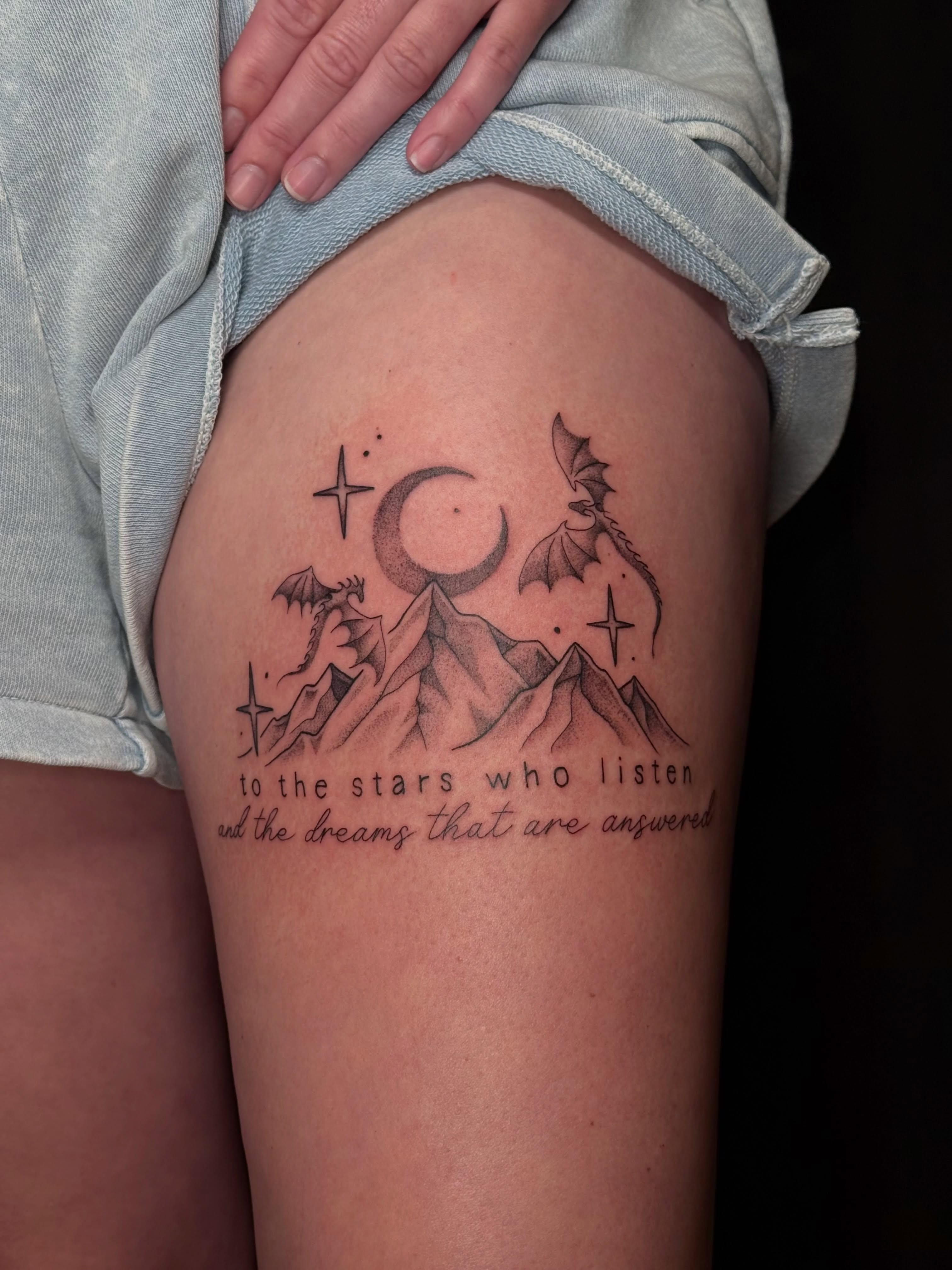 Tattoo by @girlypoptattoos — black_and_grey