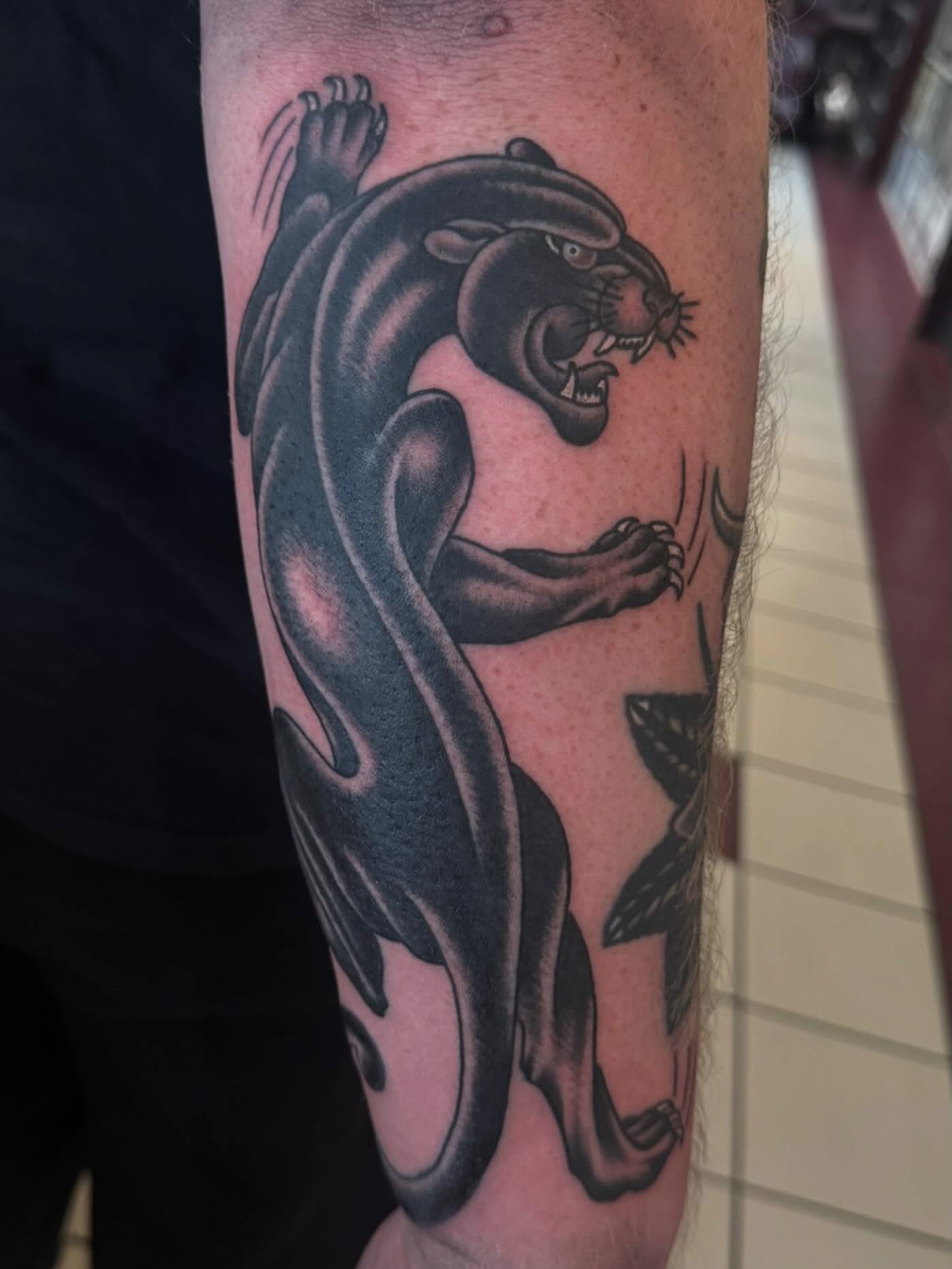 Tattoo by @laurent_trelaun — black_and_grey