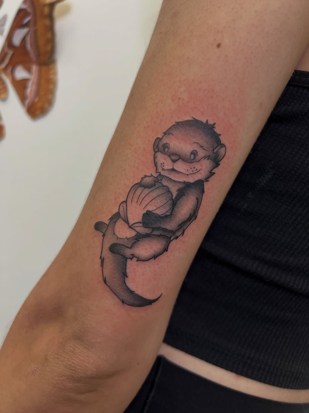 Tattoo by @blair_witch_ink — black_and_grey, new_school