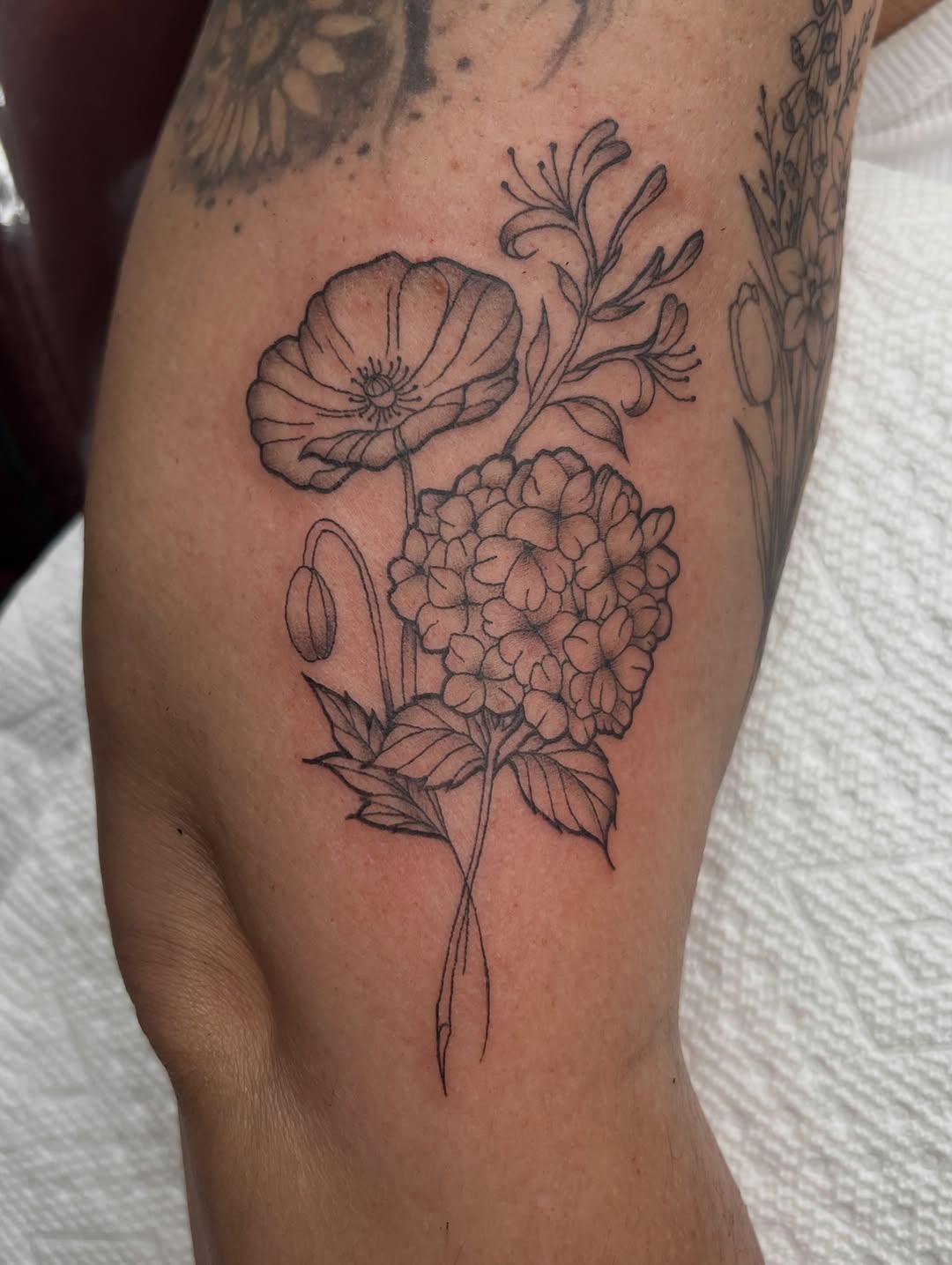 Tattoo by @blair_witch_ink — fine_line, black_and_grey