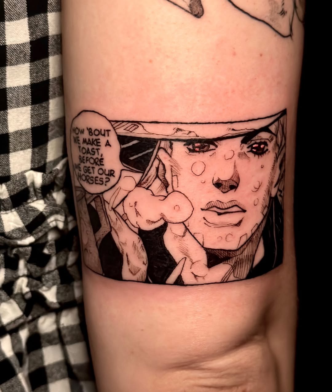 Tattoo by @peach_punk — anime