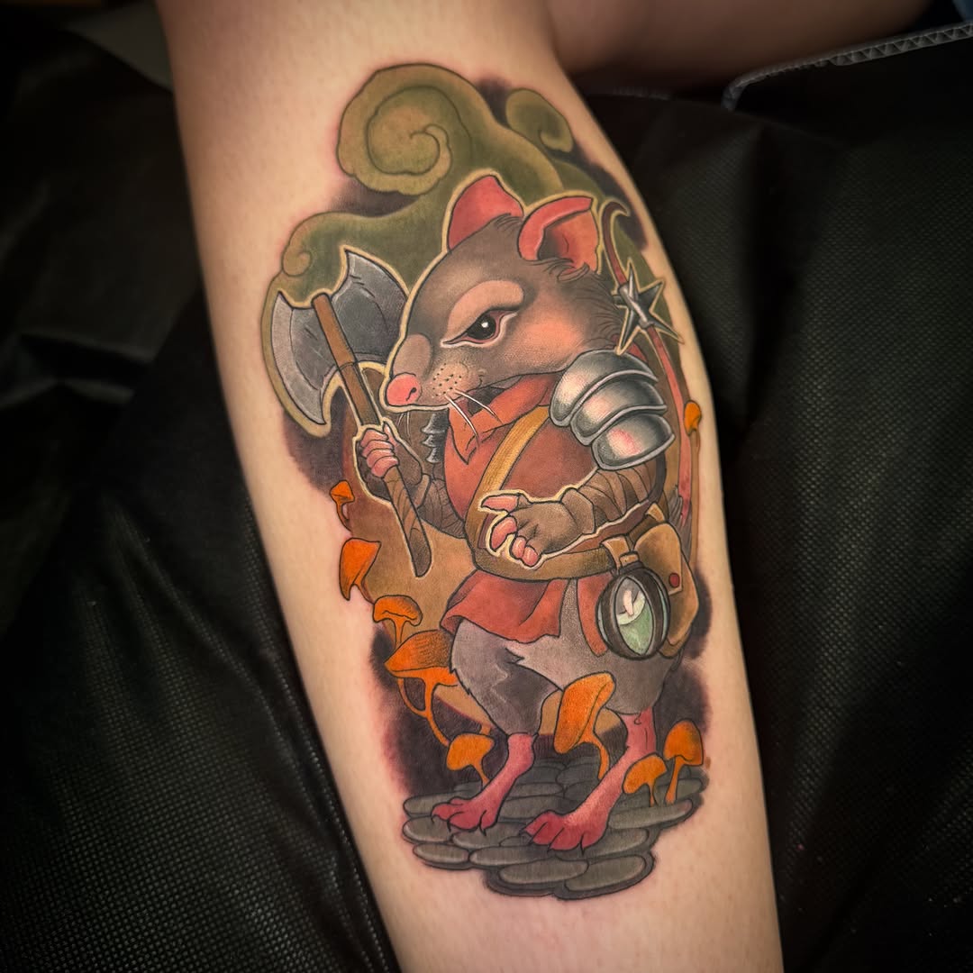Tattoo by @jessbrowntattoos — new_school, illustrative
