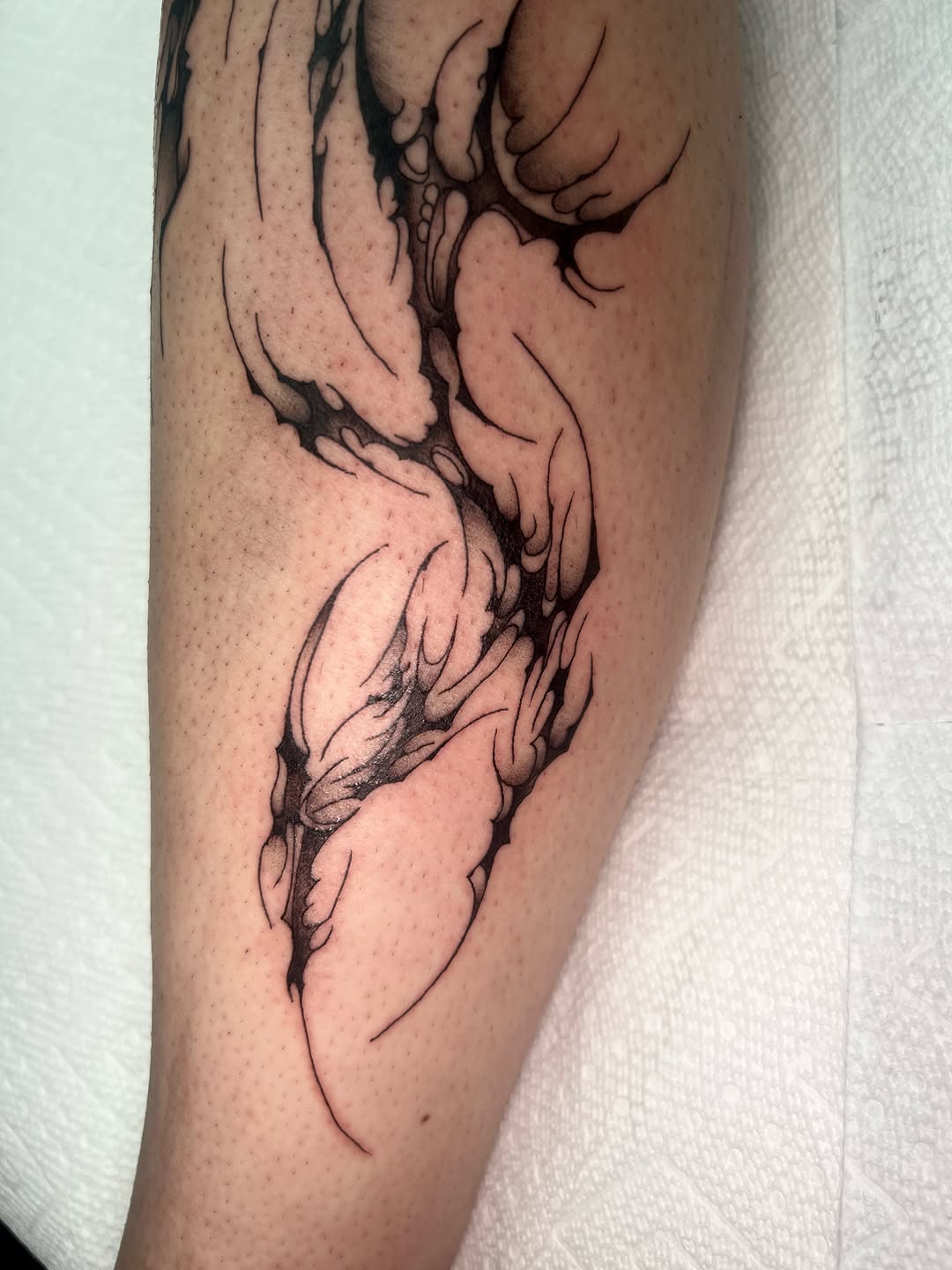 Tattoo by @blair_witch_ink — blackwork, ornamental