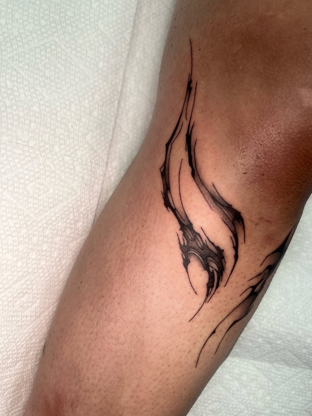 Tattoo by @blair_witch_ink — blackwork, ornamental