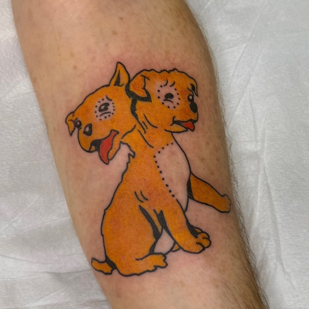 Tattoo by @tylermoontattoo — dotwork