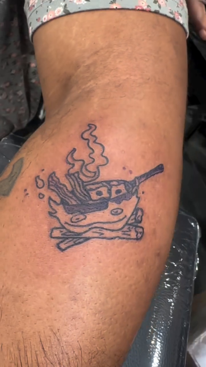 Tattoo by @zenaf_ink — illustrative
