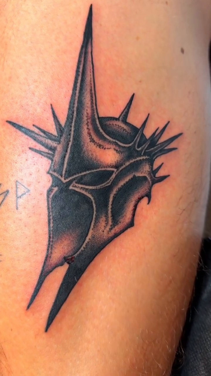 Tattoo by @kristenpaigetattoo — blackwork, dark_realism
