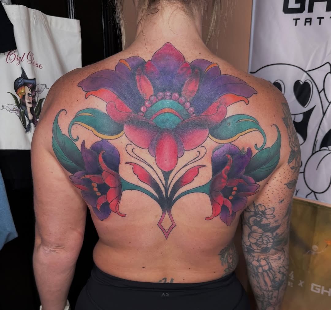 Tattoo by @crystal_rose_art_ — new_school, dotwork