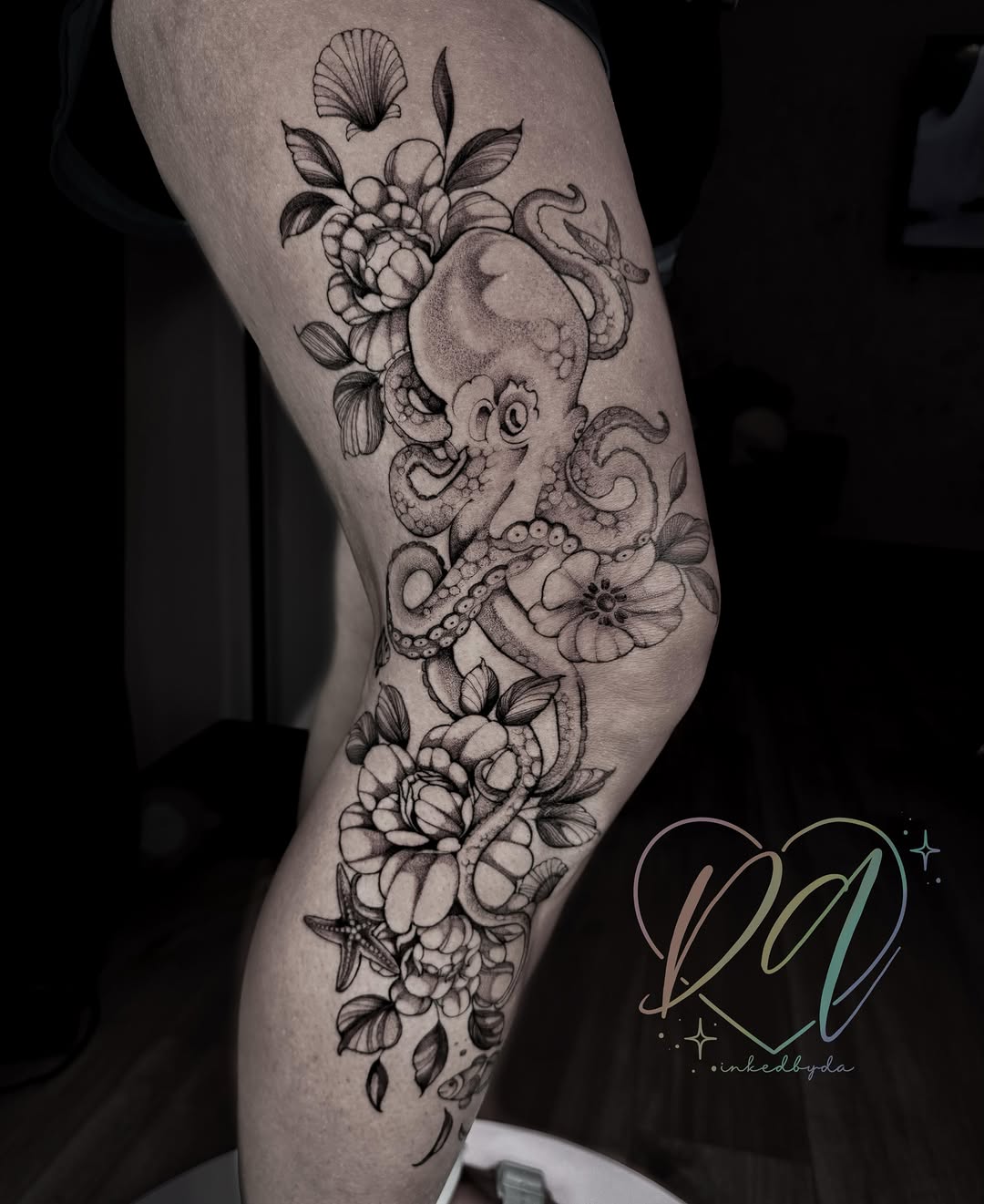 Tattoo by @inkedby_daltonalexandria — black_and_grey, realism