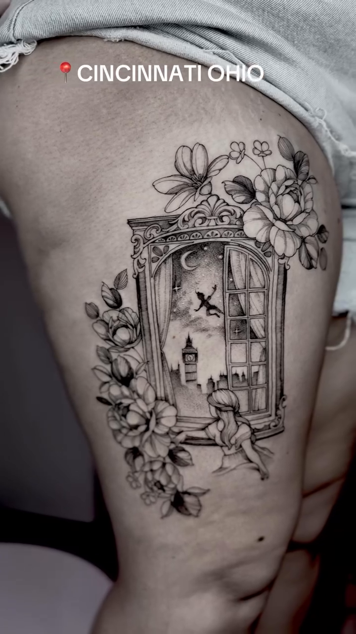 Tattoo by @inkedby_daltonalexandria — black_and_grey, realism