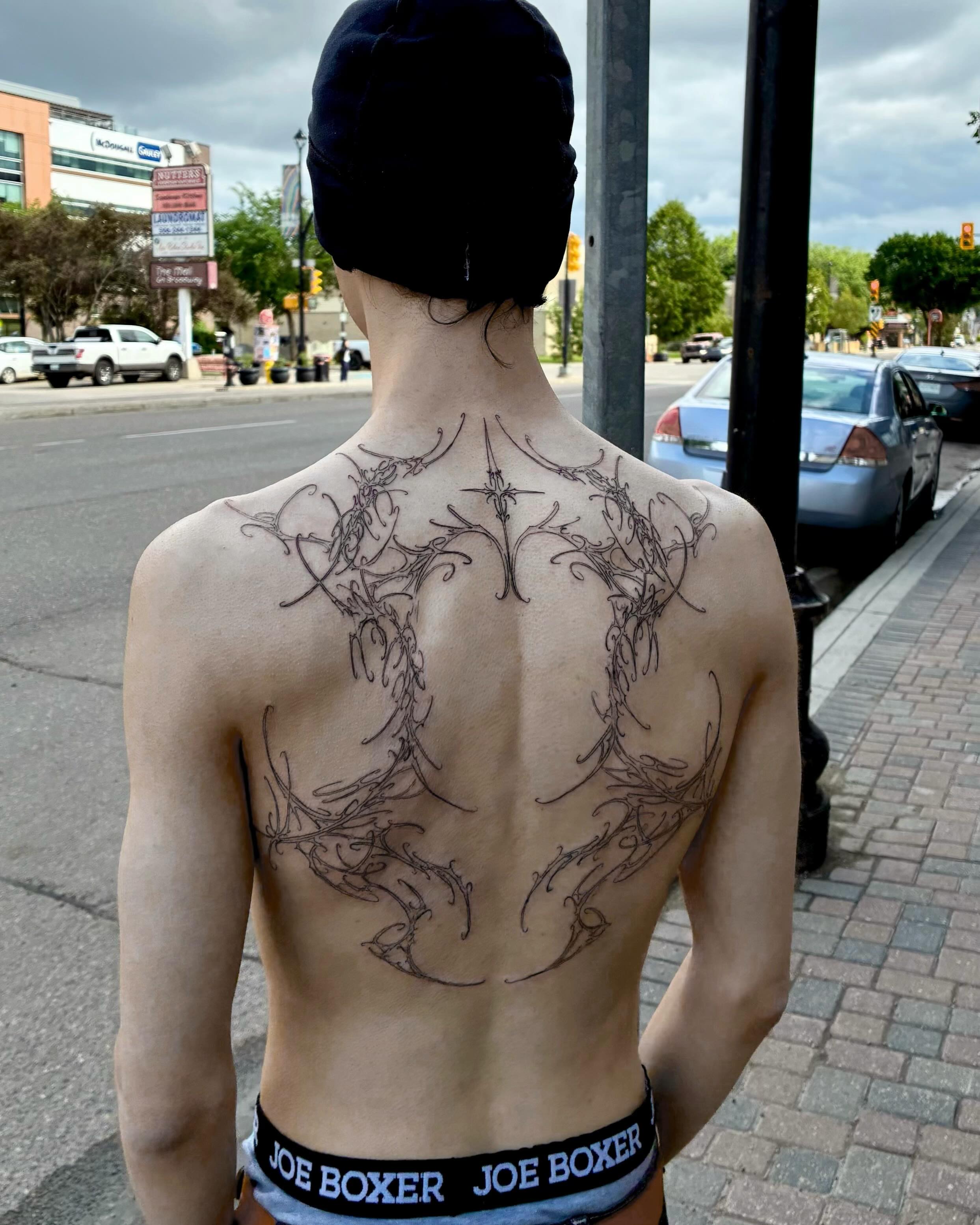 Tattoo by @smashyourboyy — black_and_grey