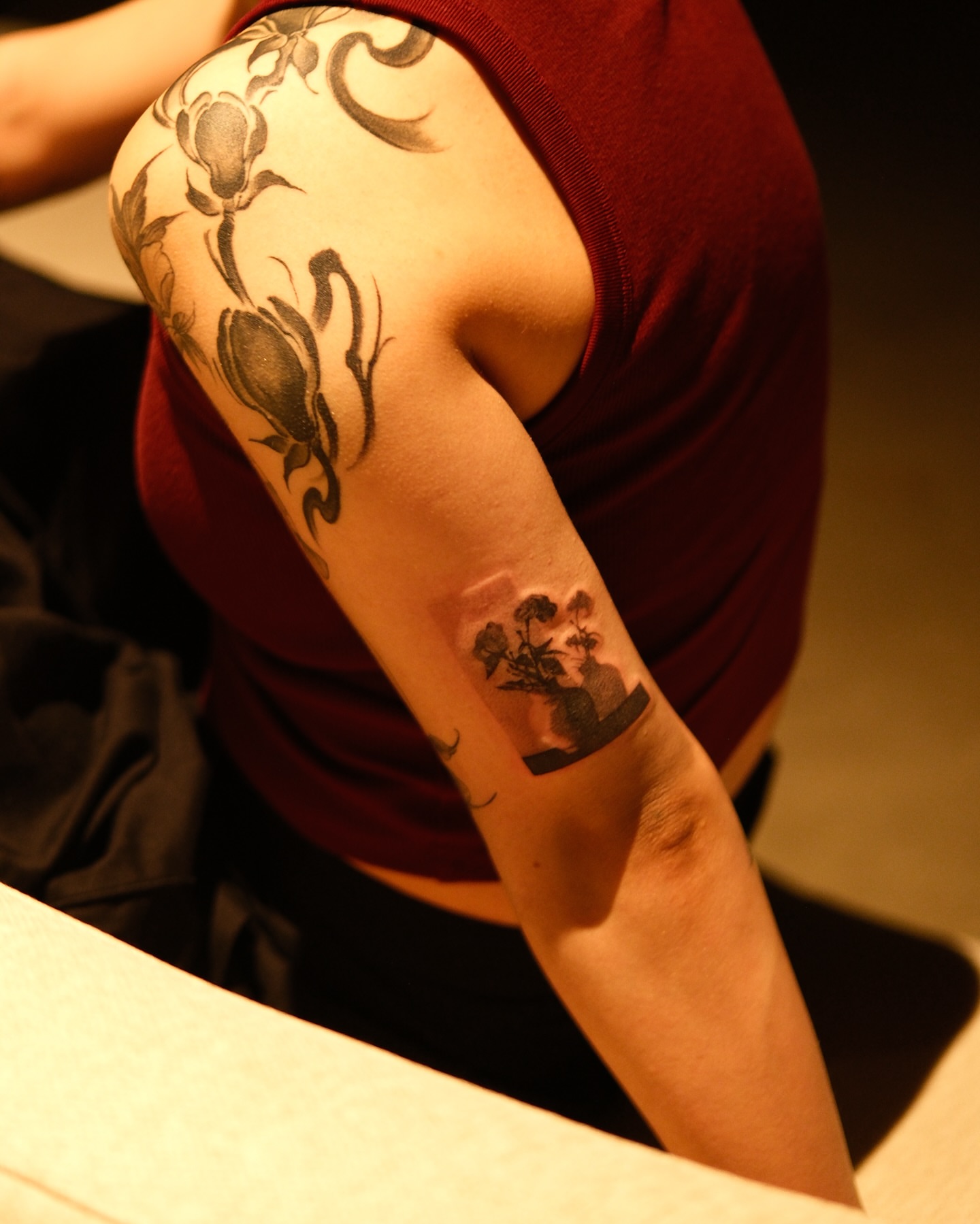 Tattoo by @numbandinked — black_and_grey