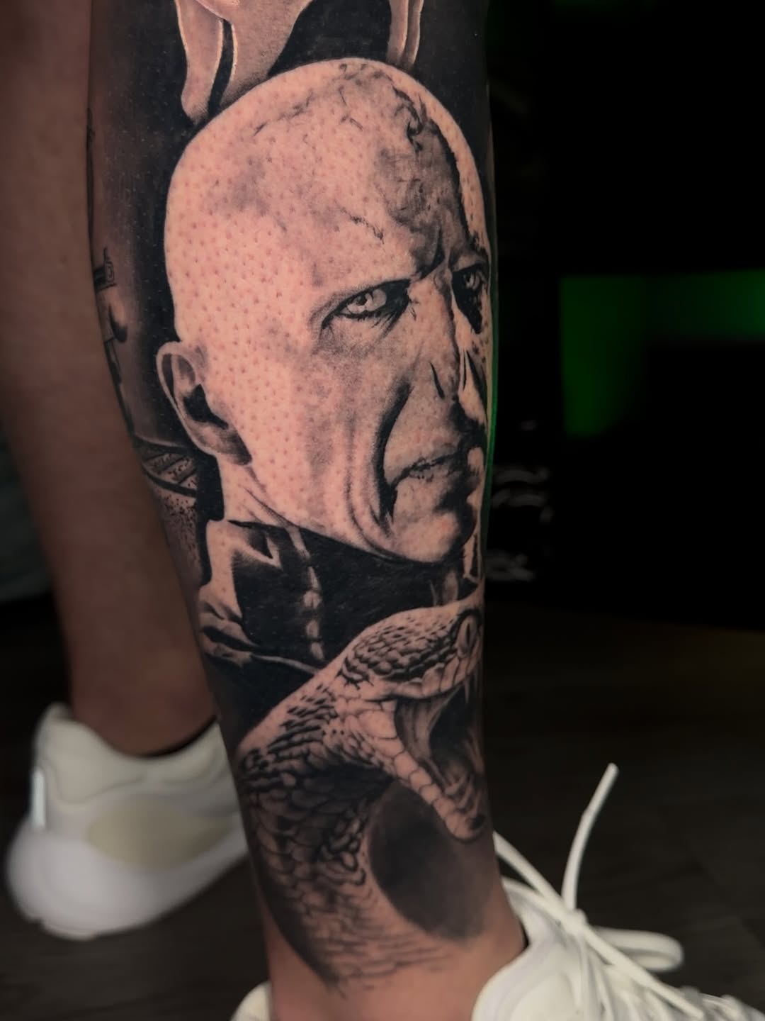 Tattoo by @arvay_tattoos — realism, black_and_grey