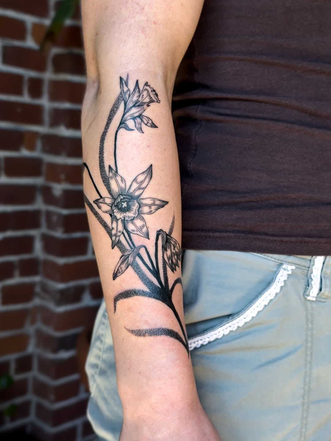 Tattoo by @ratqueenink — fine_line, black_and_grey
